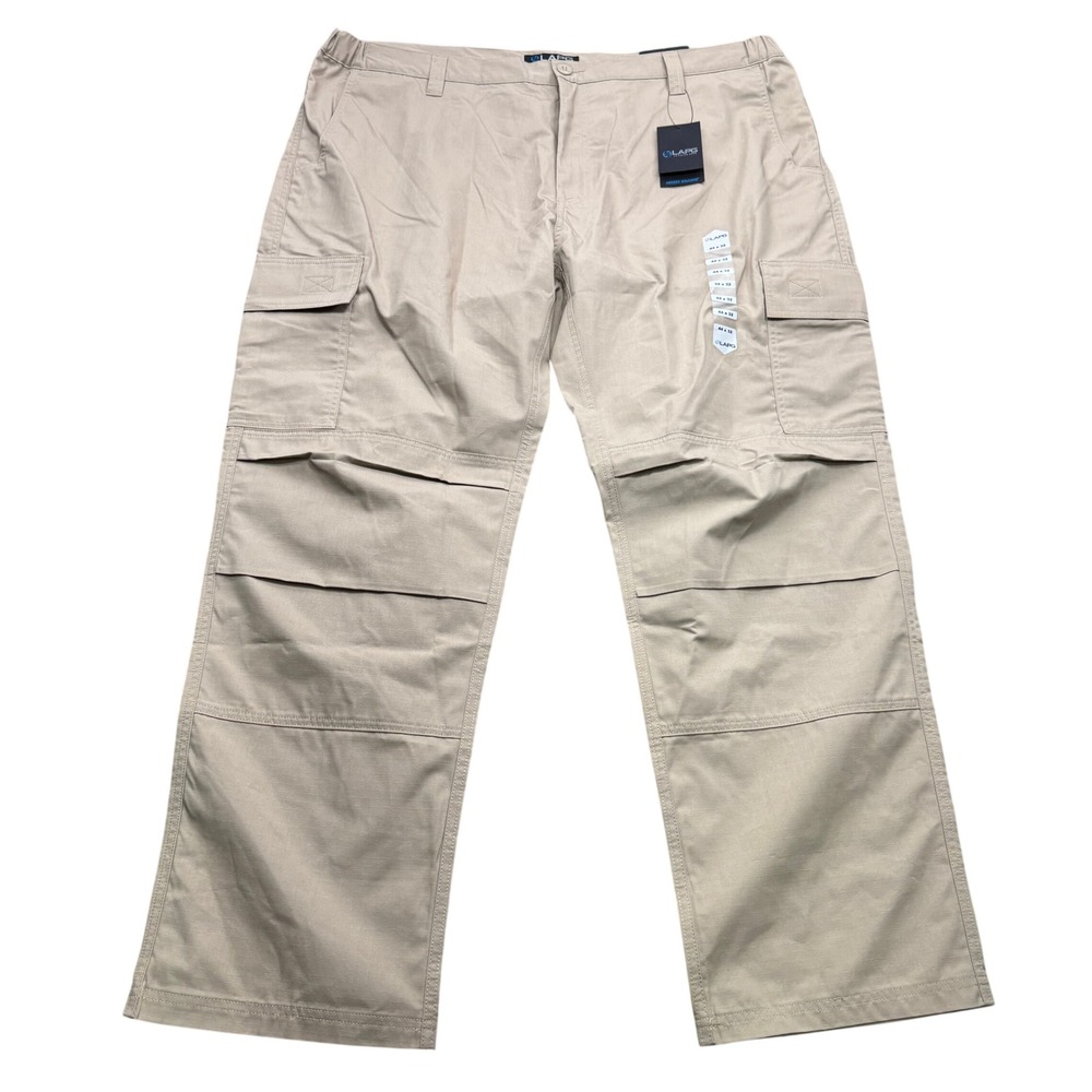 LA Police Gear Core Cargo Pant Mens 44x32 Khaki Tactical Ripstop Workwear